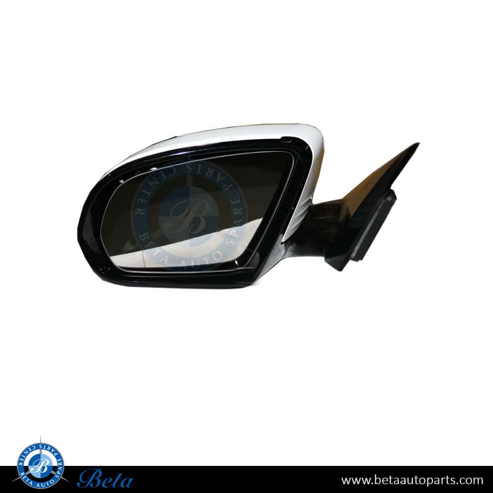 Left Side Side Mirror Assembly with Memory, Folding, Blind Sport and GPS for Mercedes E-Class W213 2017-up models, Part Number 2138104701 Left Side Side Mirror Assembly with Memory, Folding, Blind Sport and GPS for Mercedes E-Class W213 2017-up models, Part Number 2138104701